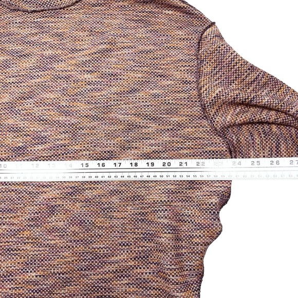 Free People We The Free Sunny Days Turtleneck Sweater Womens Small Purple Gold - Picture 8 of 8